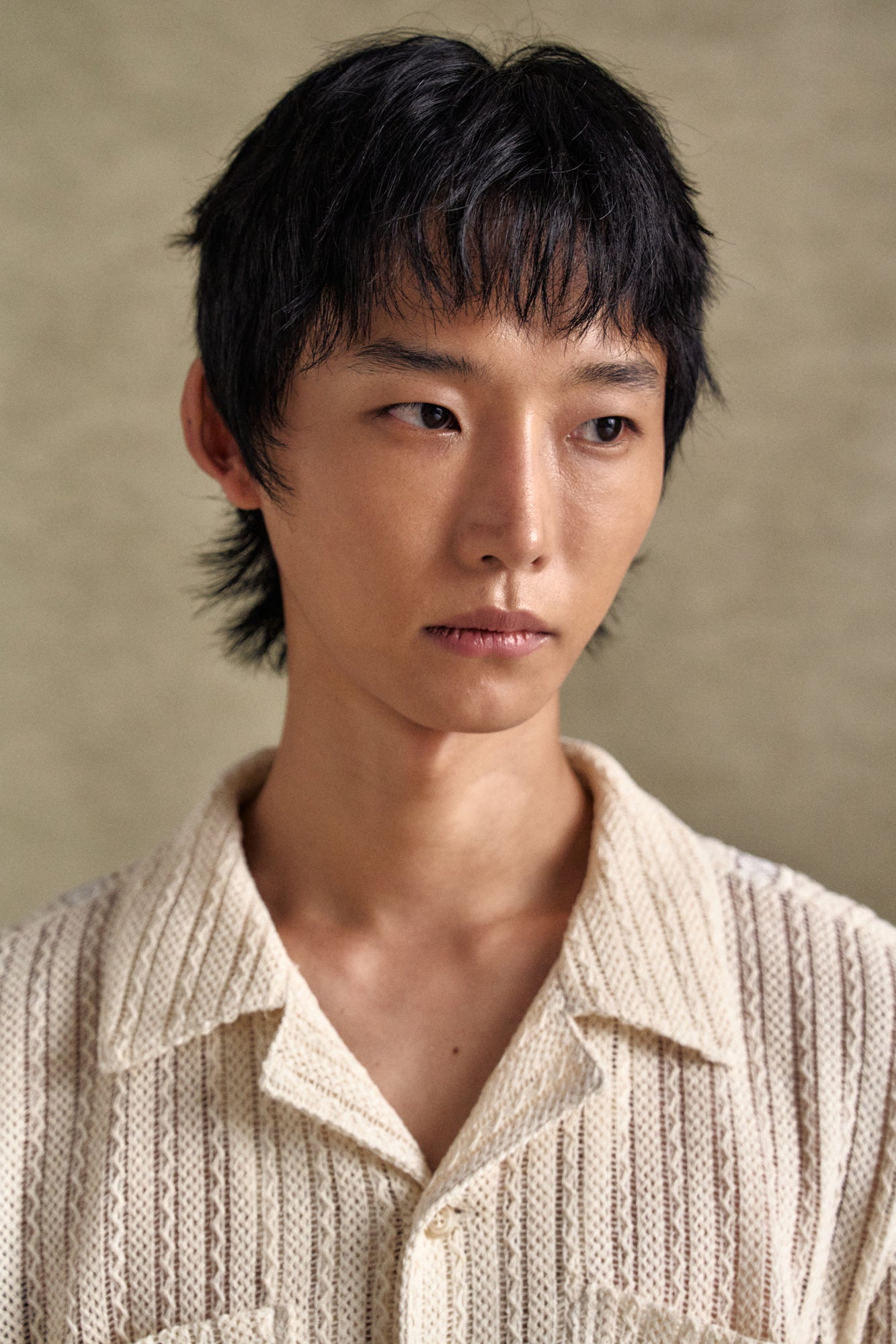 Andersson Bell - Jacquard Stripe Shirts (Ecru) product image 5 | TRAB K-Fashion Australia