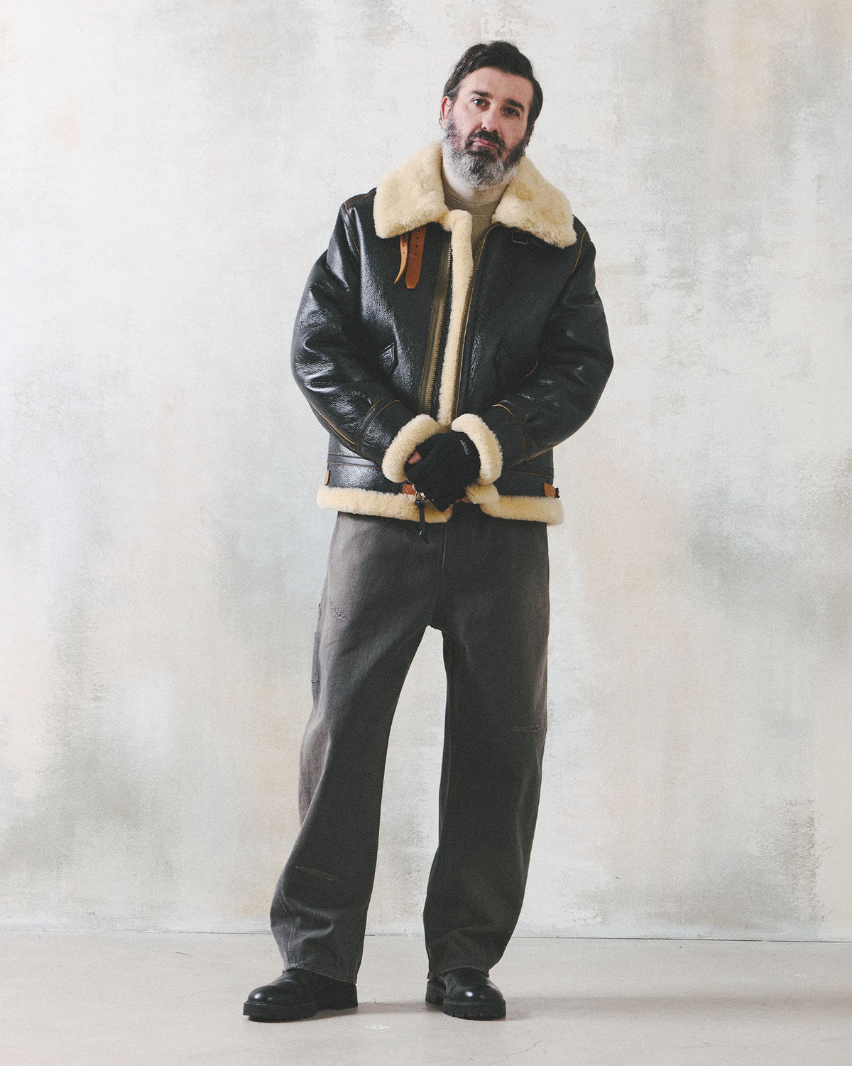 Eastlogue - Airborne Mouton Parka (Black) product image 5 | TRAB K-Fashion Australia