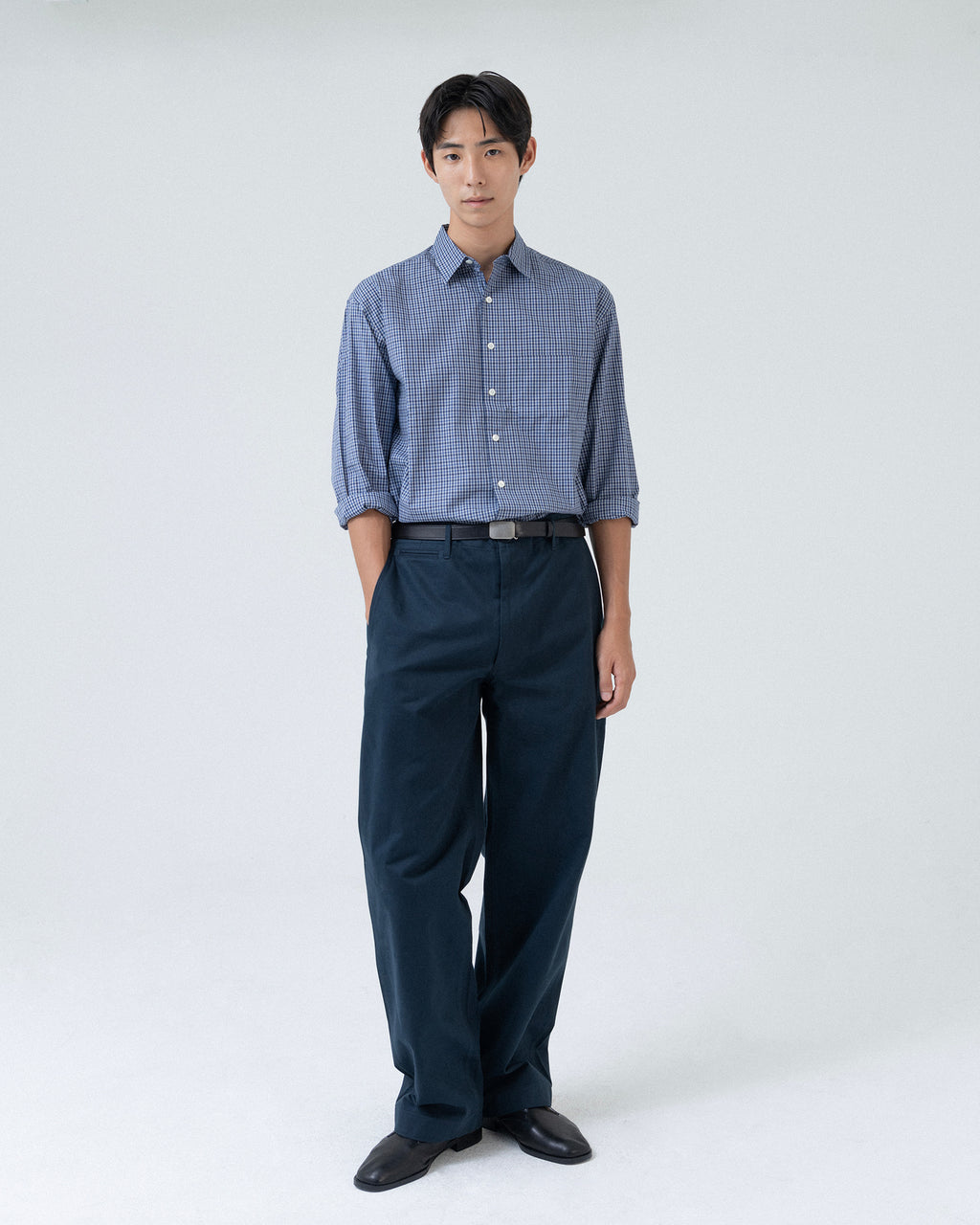 Brownyard - Steady Shirt (Blue Check) product image 1 | TRAB K-Fashion Australia