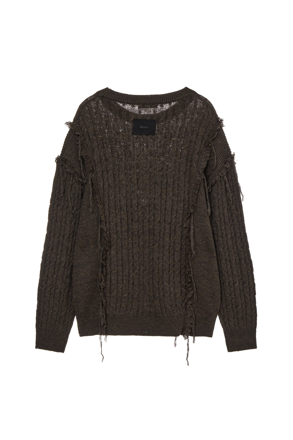 Deinet - Cabled Pullover Knit (Brown) product image 2 | TRAB K-Fashion Australia