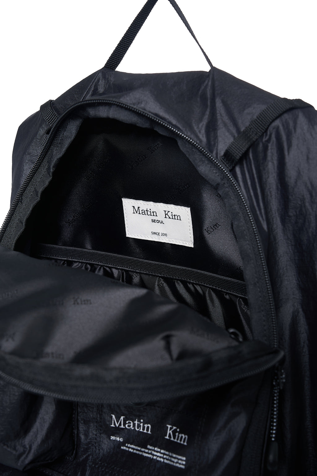 Matin Kim - Multi-pocket Lite Backpack (Black) product image 4 | TRAB K-Fashion Australia