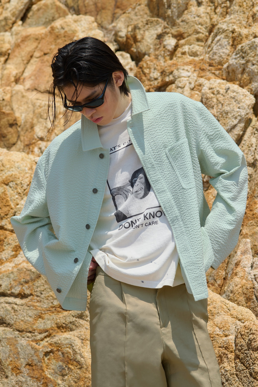 STU - Seersucker Jacket (Mint) product image 8 | TRAB K-Fashion Australia