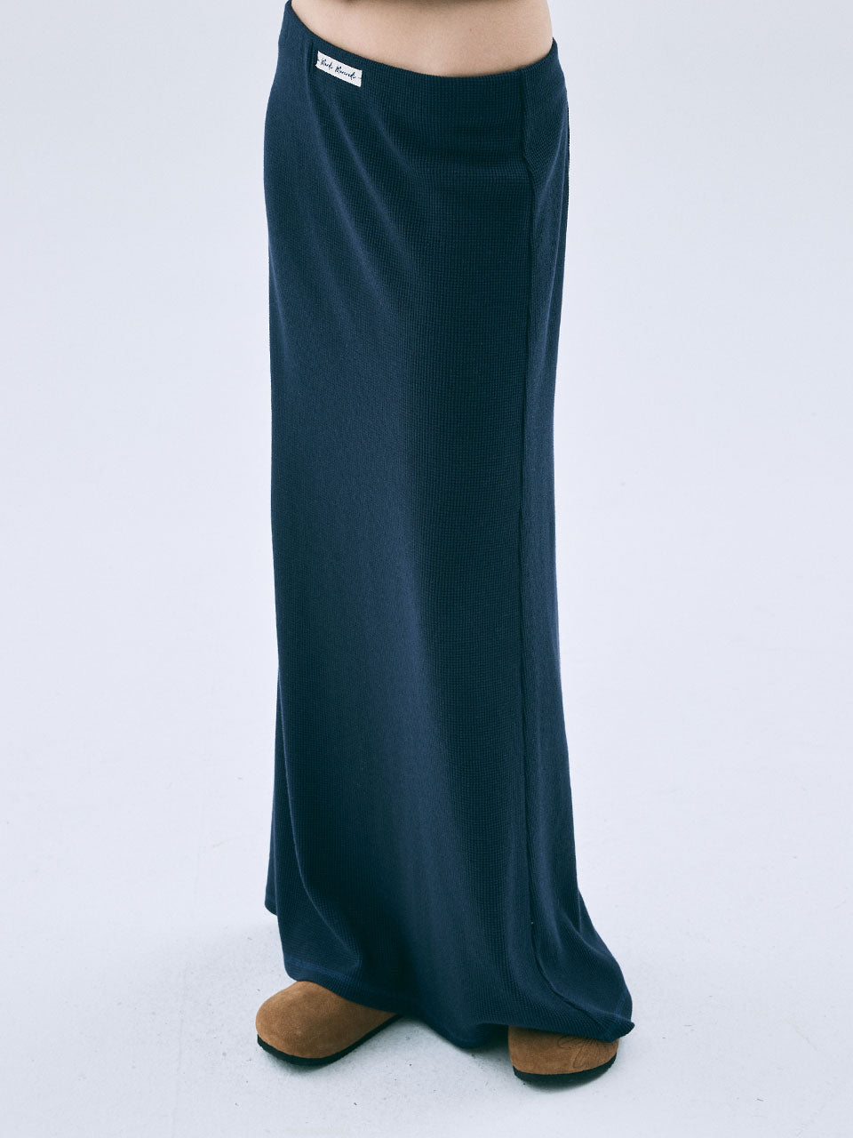 Mardi Mercredi - Waffle Maxi Skirt (Navy) product image 1 | TRAB K-Fashion Australia