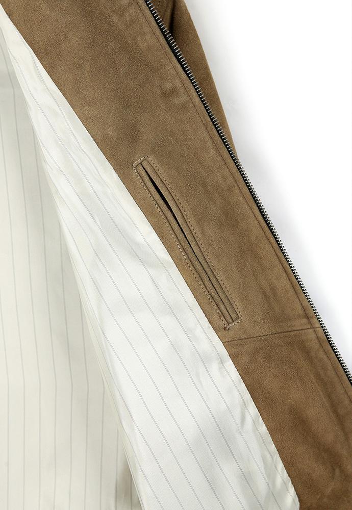 Art if acts - Garment Washed Suede Blouson (Taupe) product image 9 | TRAB K-Fashion Australia
