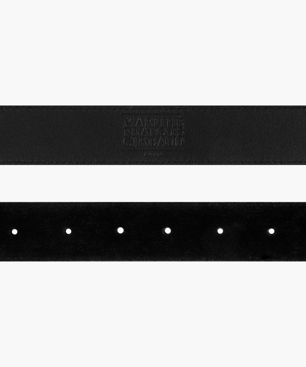 Marithe & Francois Girbaud - Suede Belt (Black) product image 3 | TRAB K-Fashion Australia