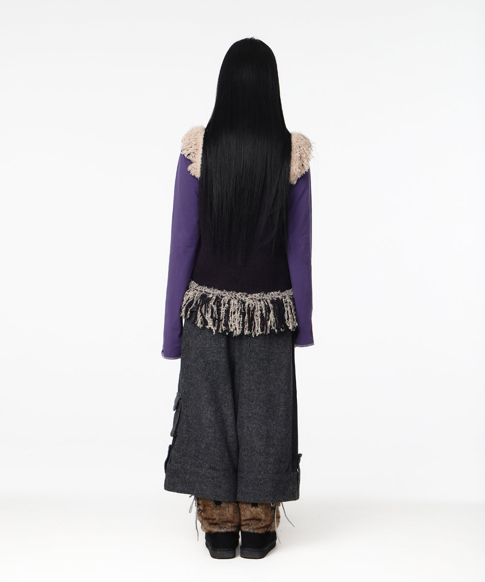 Coyseio - Side Panel Wide Pants (Dark Grey) product image 10 | TRAB K-Fashion Australia