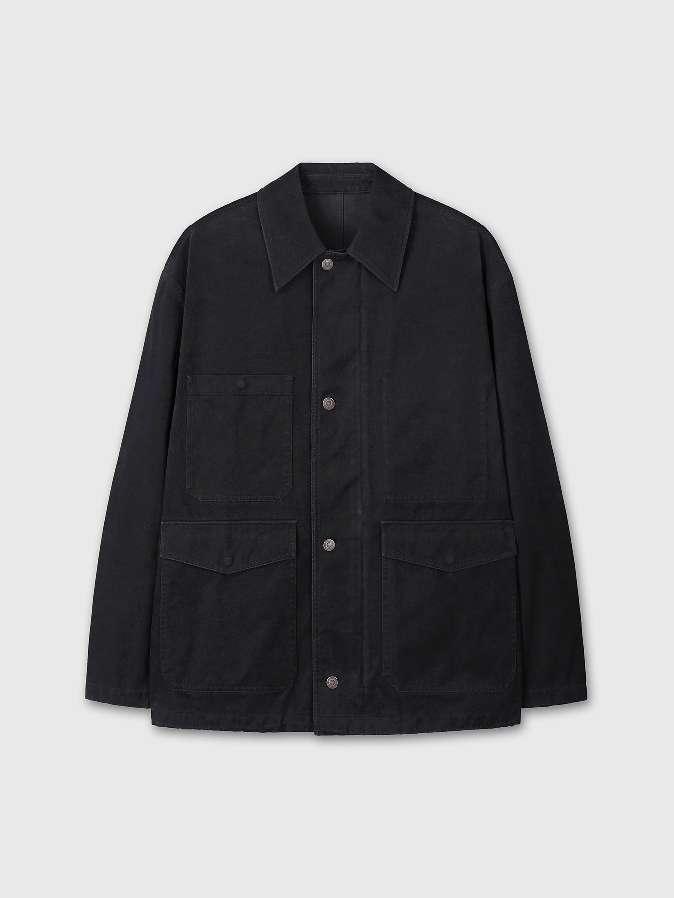 Tonywack - Brushed Cotton Barn Jacket (Black) product image 8 | TRAB K-Fashion Australia