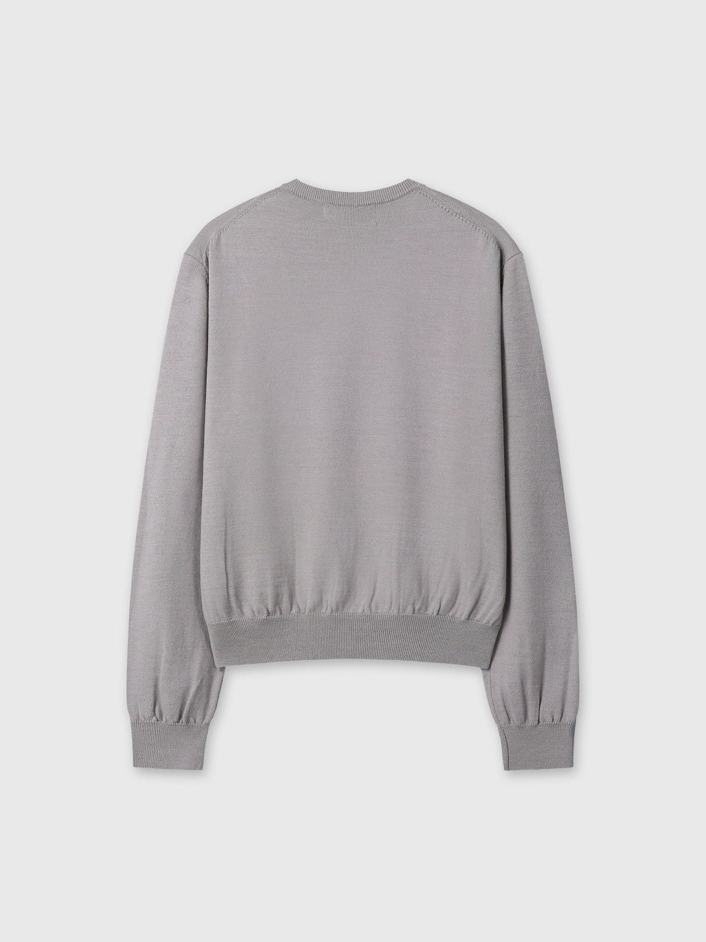 Tonywack - Spring Wool Crew Neck Knit (Pale Grey) product image 10 | TRAB K-Fashion Australia