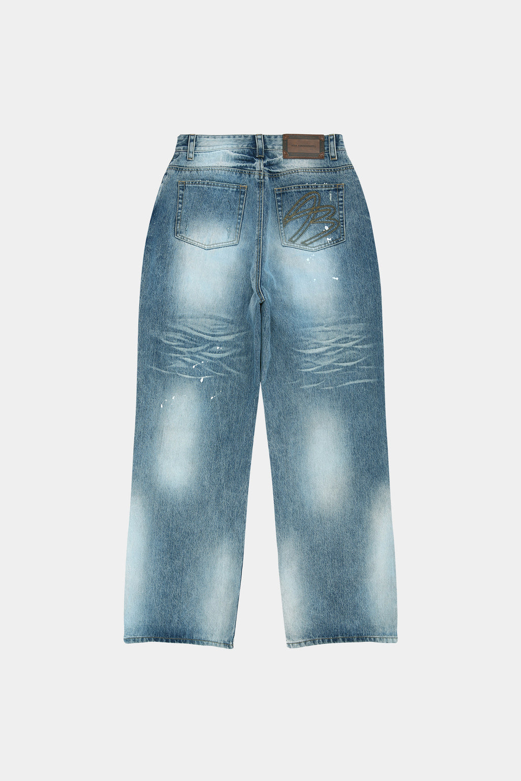Andersson Bell - Repair Loose-Fit Jeans (Blue) product image 8 | TRAB K-Fashion Australia