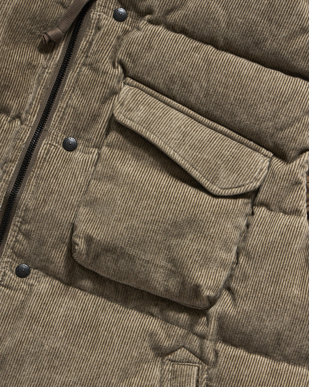 Eastlogue - Flak Puffer Down Vest (Sand Corduroy) product image 4 | TRAB K-Fashion Australia