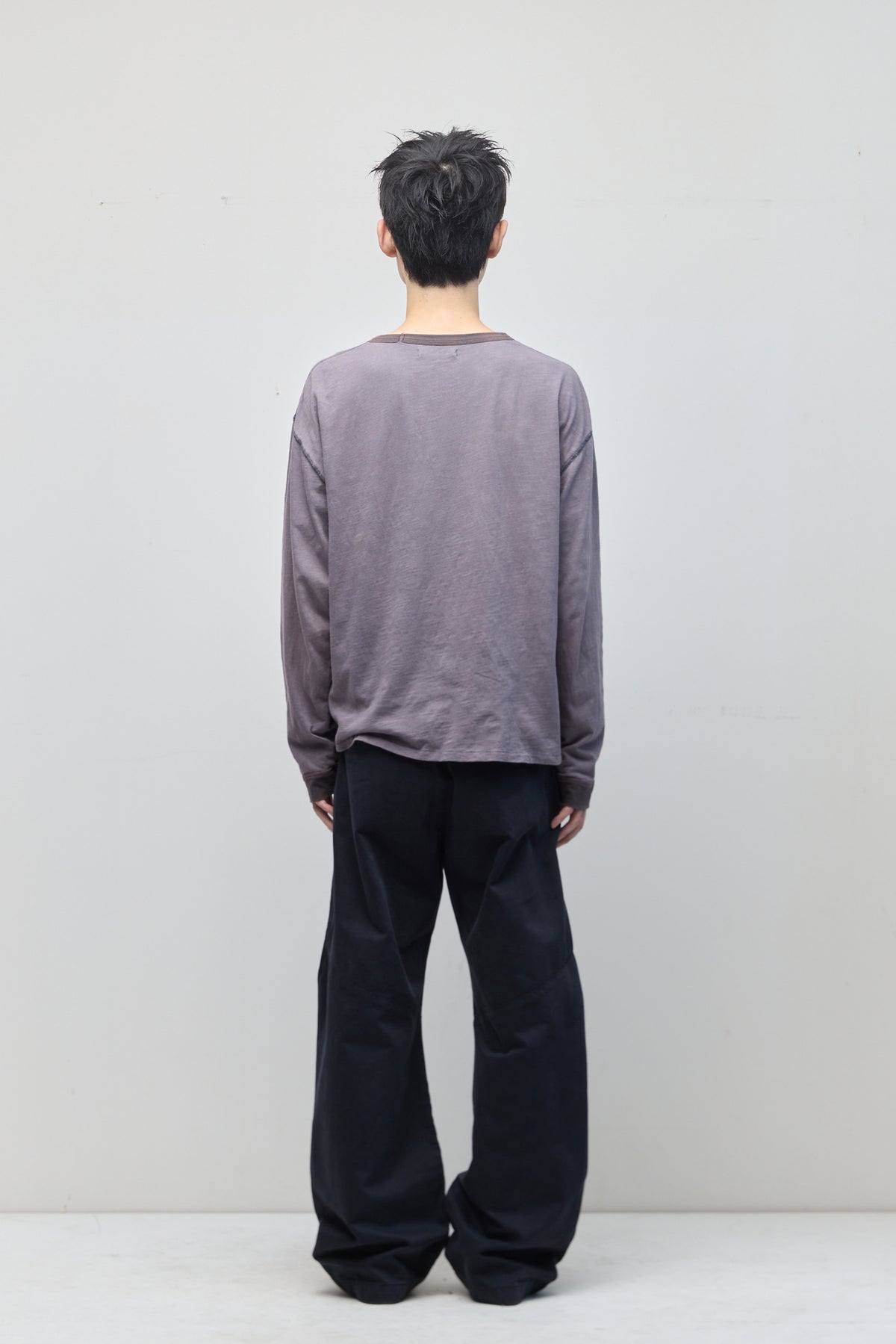 Hatchingroom - Shaped Trousers Dyed Ink (Black) product image 10 | TRAB K-Fashion Australia