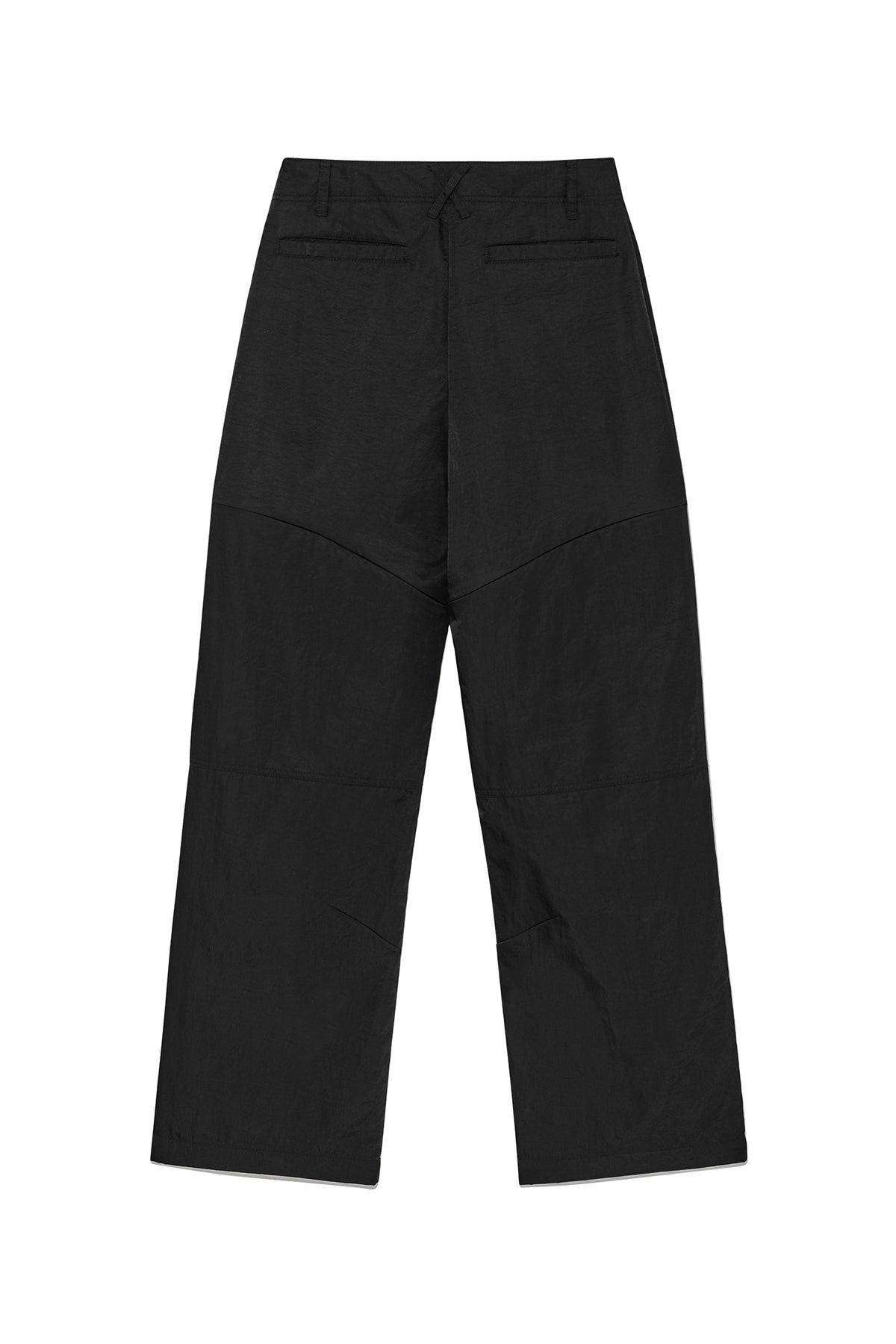 Matin Kim - Zipper Detail Nylon Pants (Black) product image 2 | TRAB K-Fashion Australia