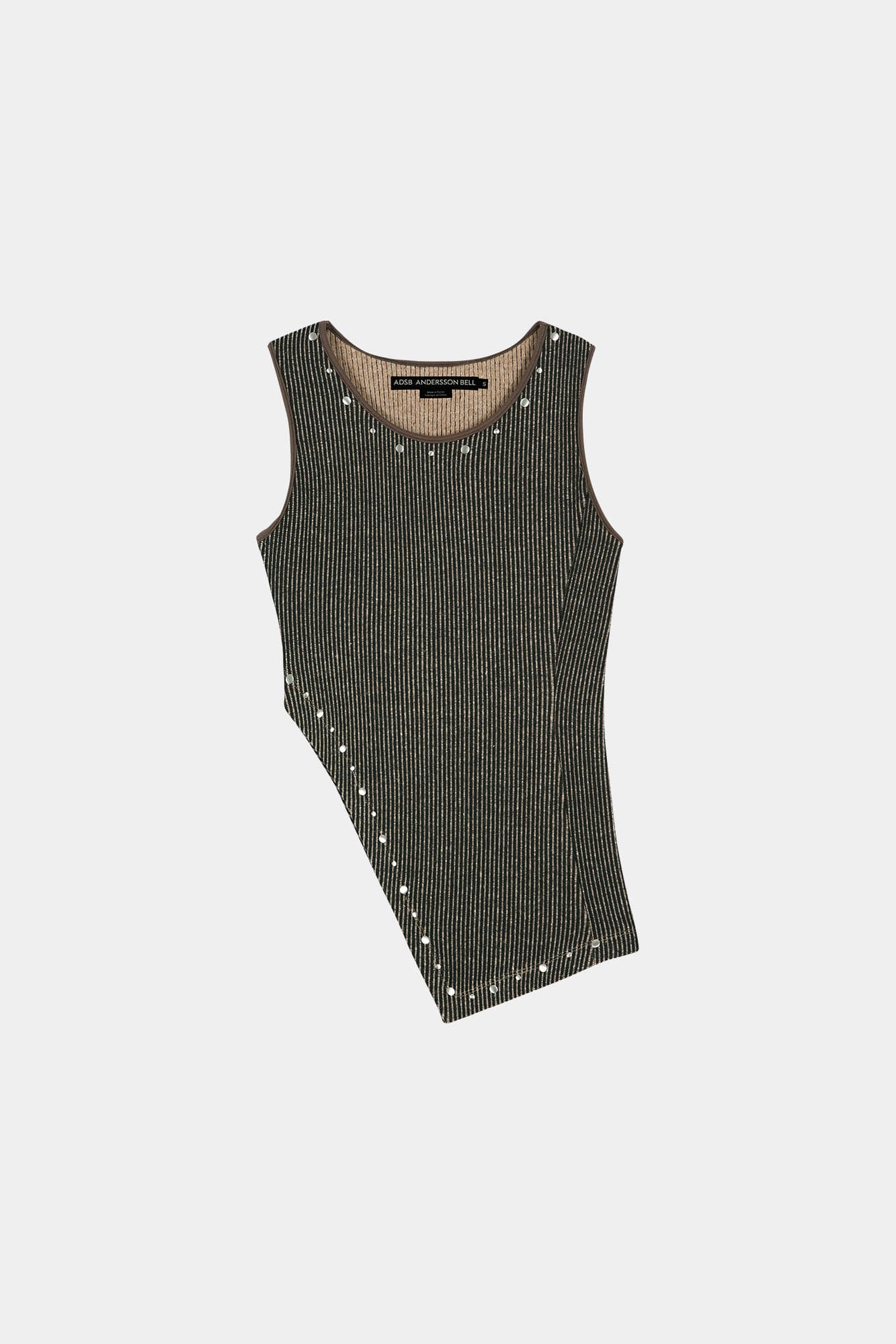 Andersson Bell - Hot-Fix Tank Top (Beige) product image 5 | TRAB K-Fashion Australia