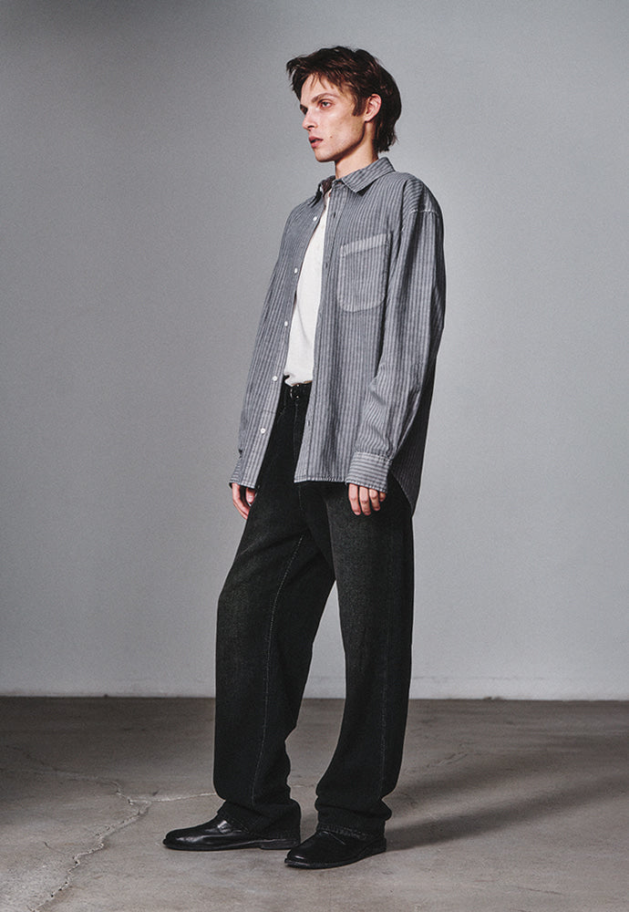 Art if acts - Sashiko 5P Pants_Japanese Fabric (Vintage Black) product image 2 | TRAB K-Fashion Australia