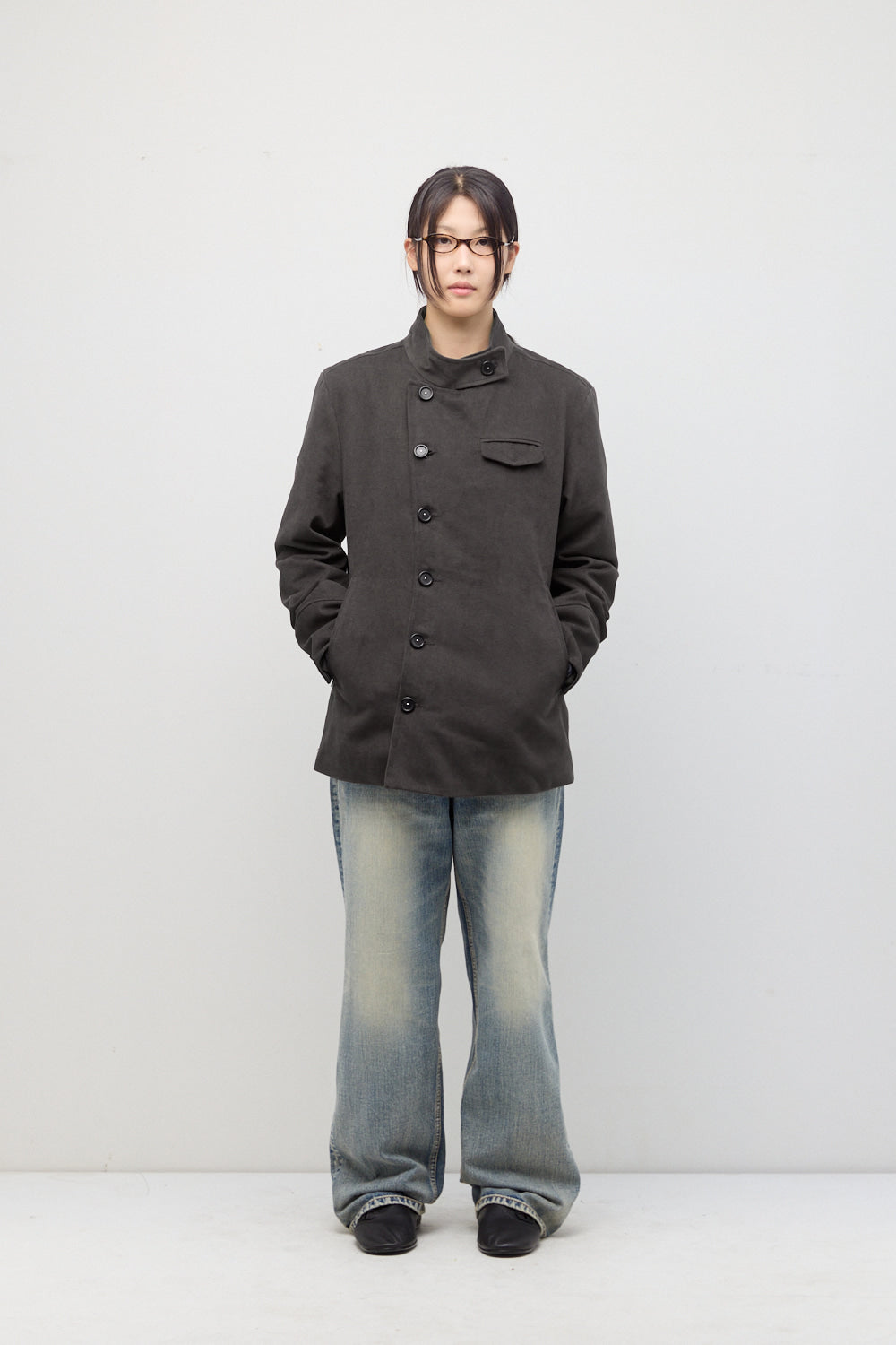 Hatchingroom - Fencing Coat (Charcoal) product image 5 | TRAB K-Fashion Australia