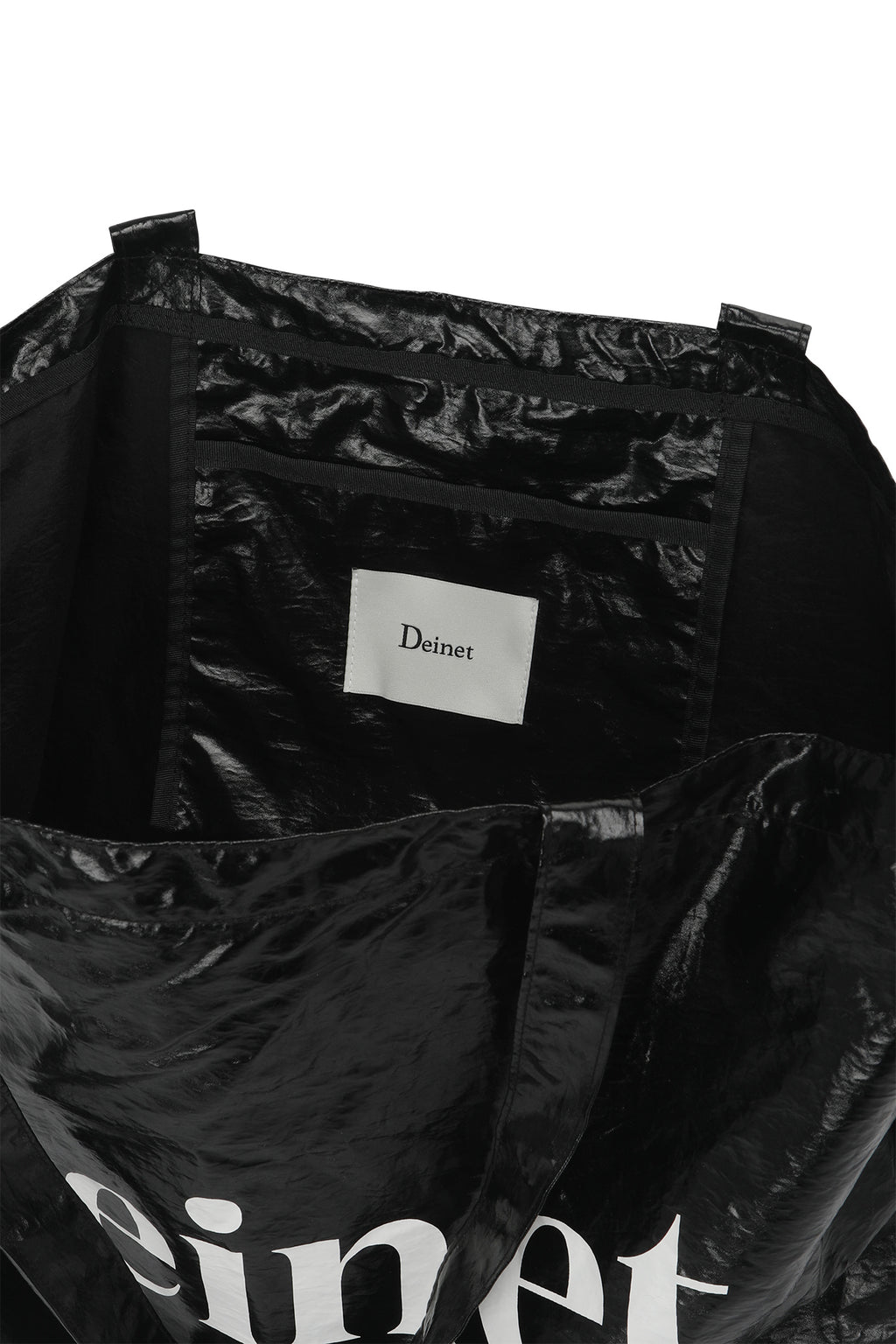 Deinet - Essential Logo Shoulder Big Bag (Black) product image 10 | TRAB K-Fashion Australia