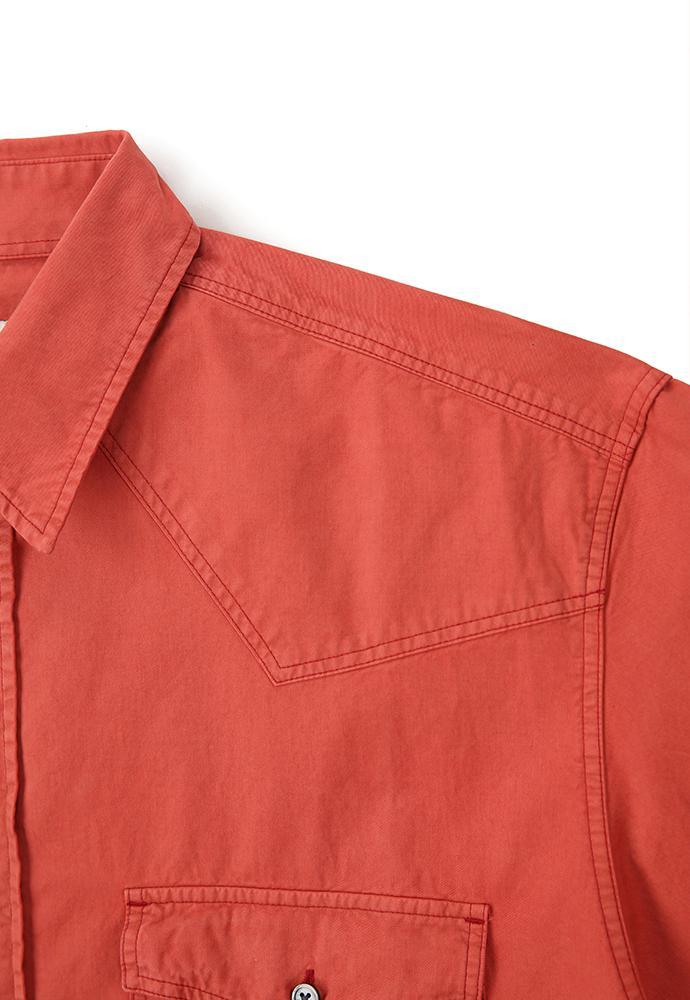 Art if acts - Garment Dyed Western Shirt (Vintage Red) product image 11 | TRAB K-Fashion Australia