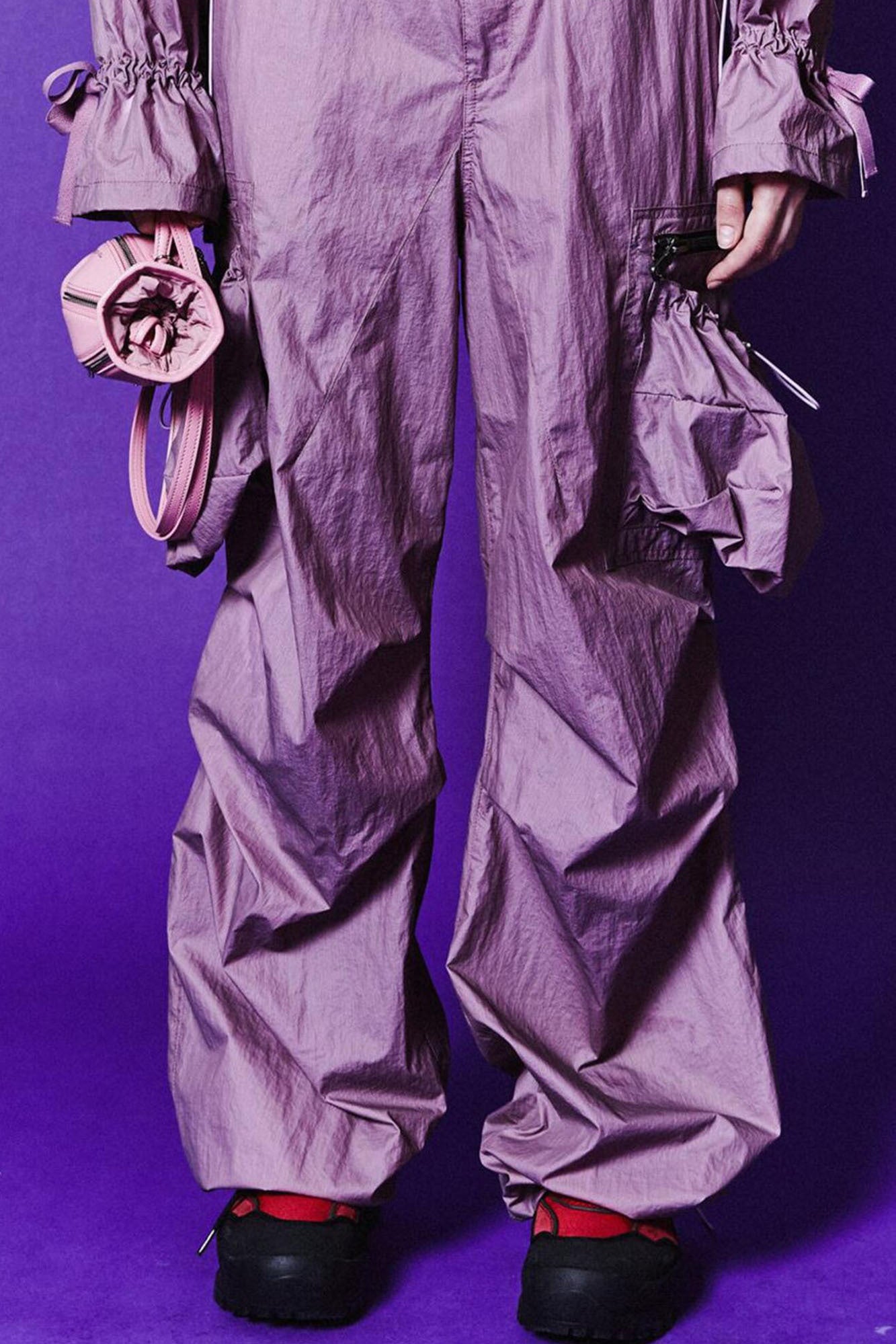 Andersson Bell - Balloon Pocket Pants (Dusty Pink) product image 4 | TRAB K-Fashion Australia