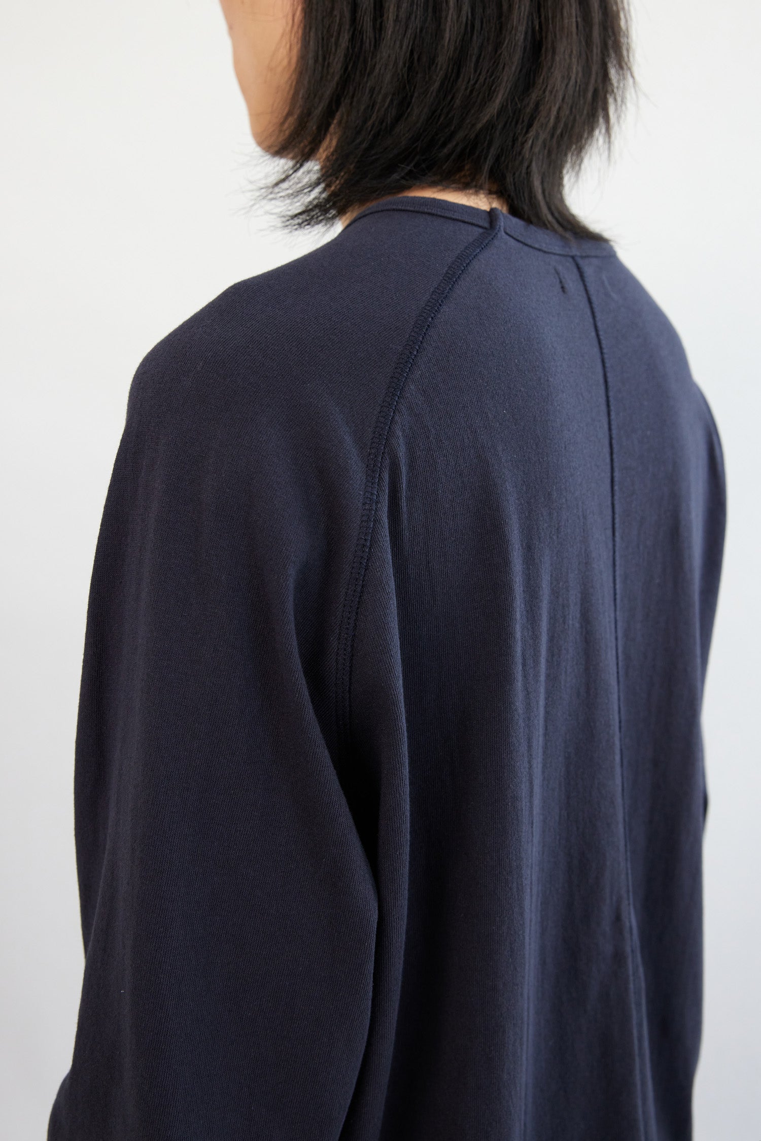Hatchingroom - Double Sleeve Tee Blue (Charcoal) product image 10 | TRAB K-Fashion Australia