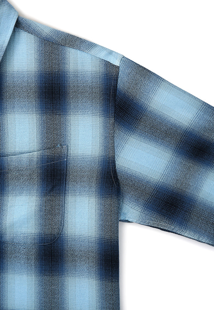 Art if acts - Marieta Ombre Check Shirts (Liberty Blue) product image 11 | TRAB K-Fashion Australia