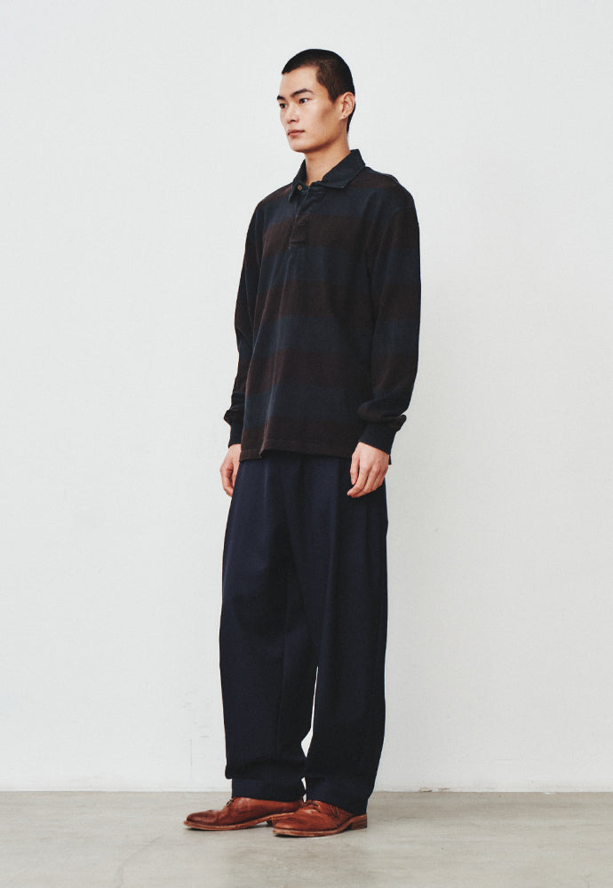 Art if acts - Garment Dyed Rugby Tee (Faded Charcoal) product image 2 | TRAB K-Fashion Australia