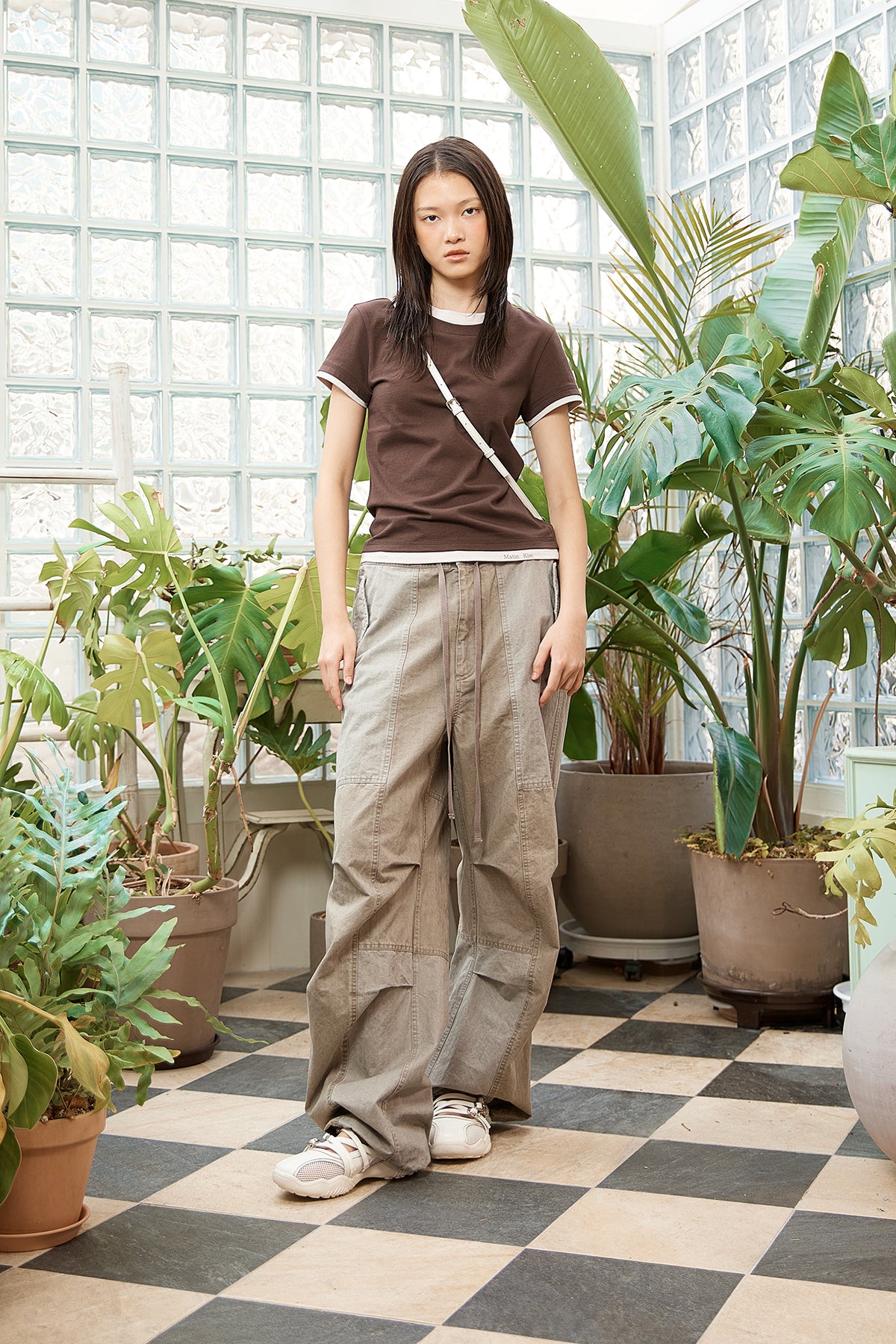 Matin Kim - Color Point Layered Top (Brown) product image 8 | TRAB K-Fashion Australia