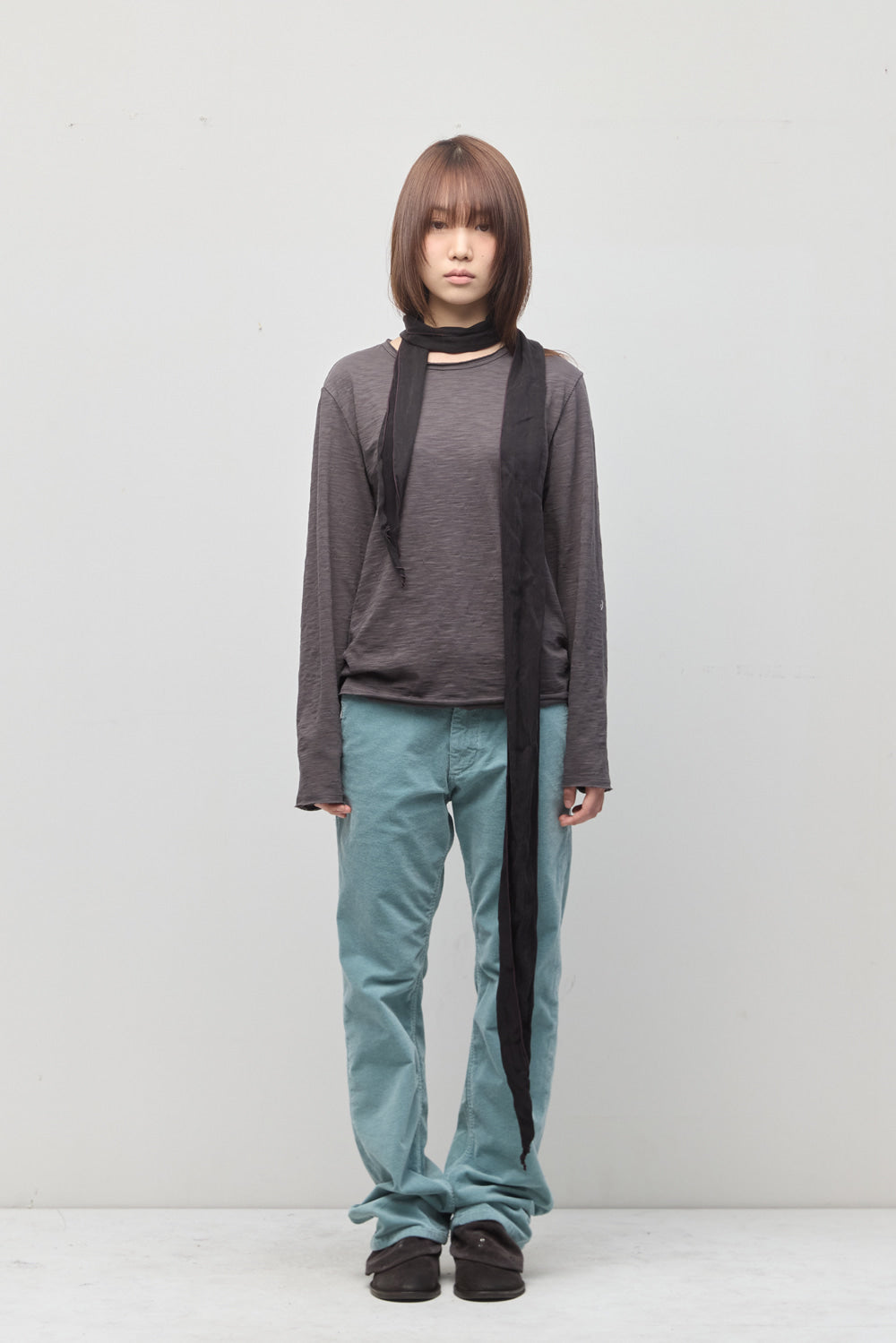 Hatchingroom - Crinkle Scarf (Plum) product image 4 | TRAB K-Fashion Australia
