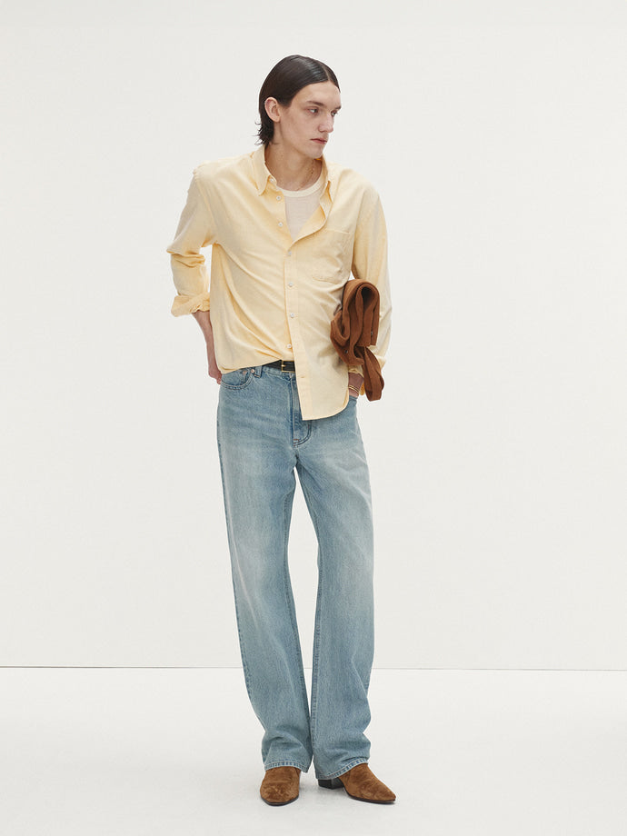 Tonywack - Straight-Leg Denim Jeans (Washed Light Blue) product image 3 | TRAB K-Fashion Australia