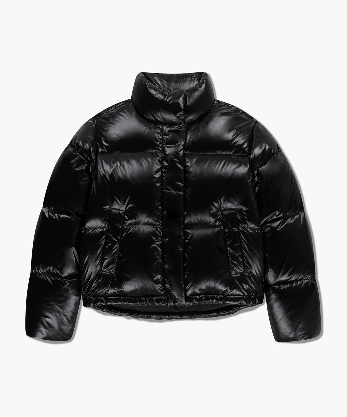 Marithe & Francois Girbaud - Glossy Crop Down Jacket (Black) product image 6 | TRAB K-Fashion Australia