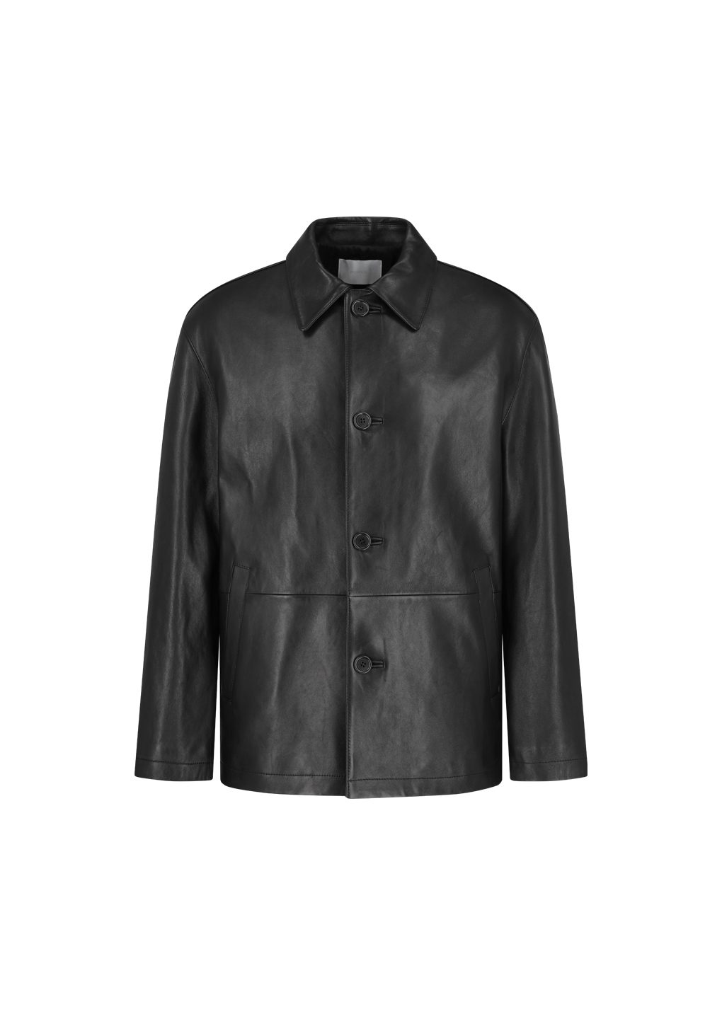 Amomento - Lambskin mid jacket (Black) product image 9 | TRAB K-Fashion Australia
