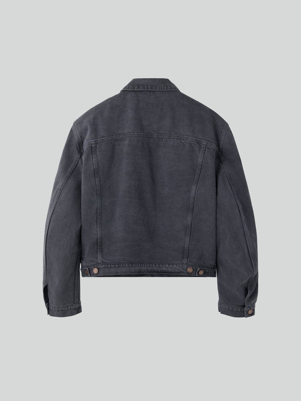 Recto - Signature Denim Trucker Jacket (Dark Grey) product image 5 | TRAB K-Fashion Australia
