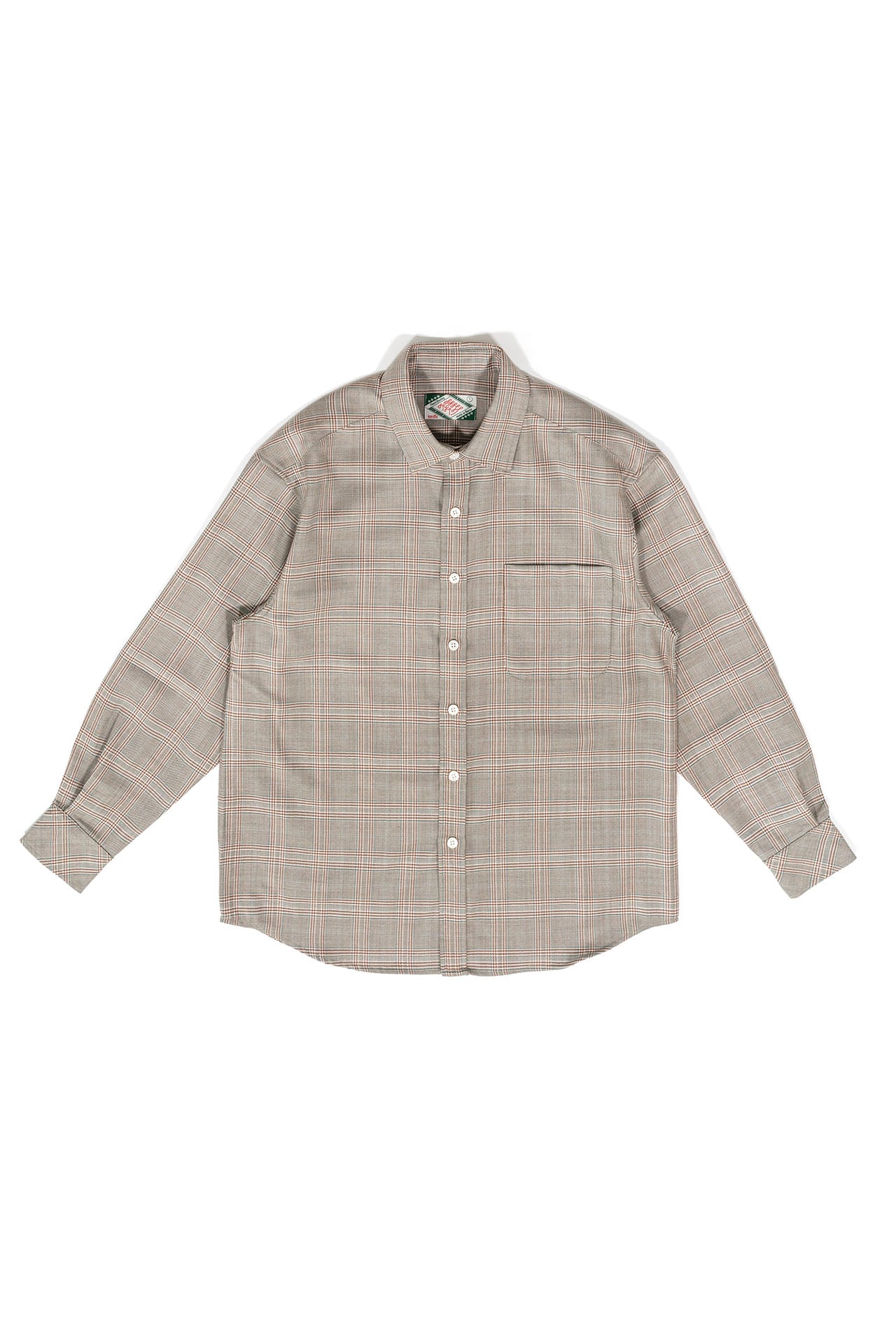 Ioedle - Wool Shirt (Brown) product image 2 | TRAB K-Fashion Australia