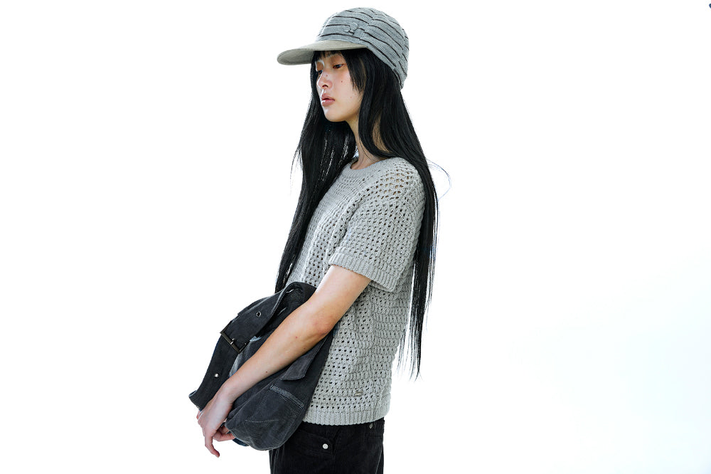 Coyseio - Poing Half Knit (Grey) product image 6 | TRAB K-Fashion Australia