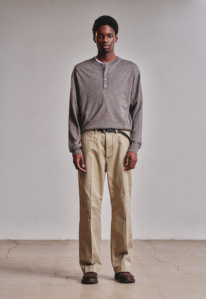 Art if acts - Liam Henley Sweater (Wood Grey) product image 3 | TRAB K-Fashion Australia