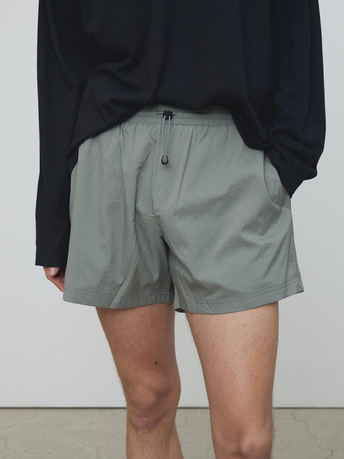 Tonywack - Drawstring Tech Shorts (Olive Grey) product image 5 | TRAB K-Fashion Australia