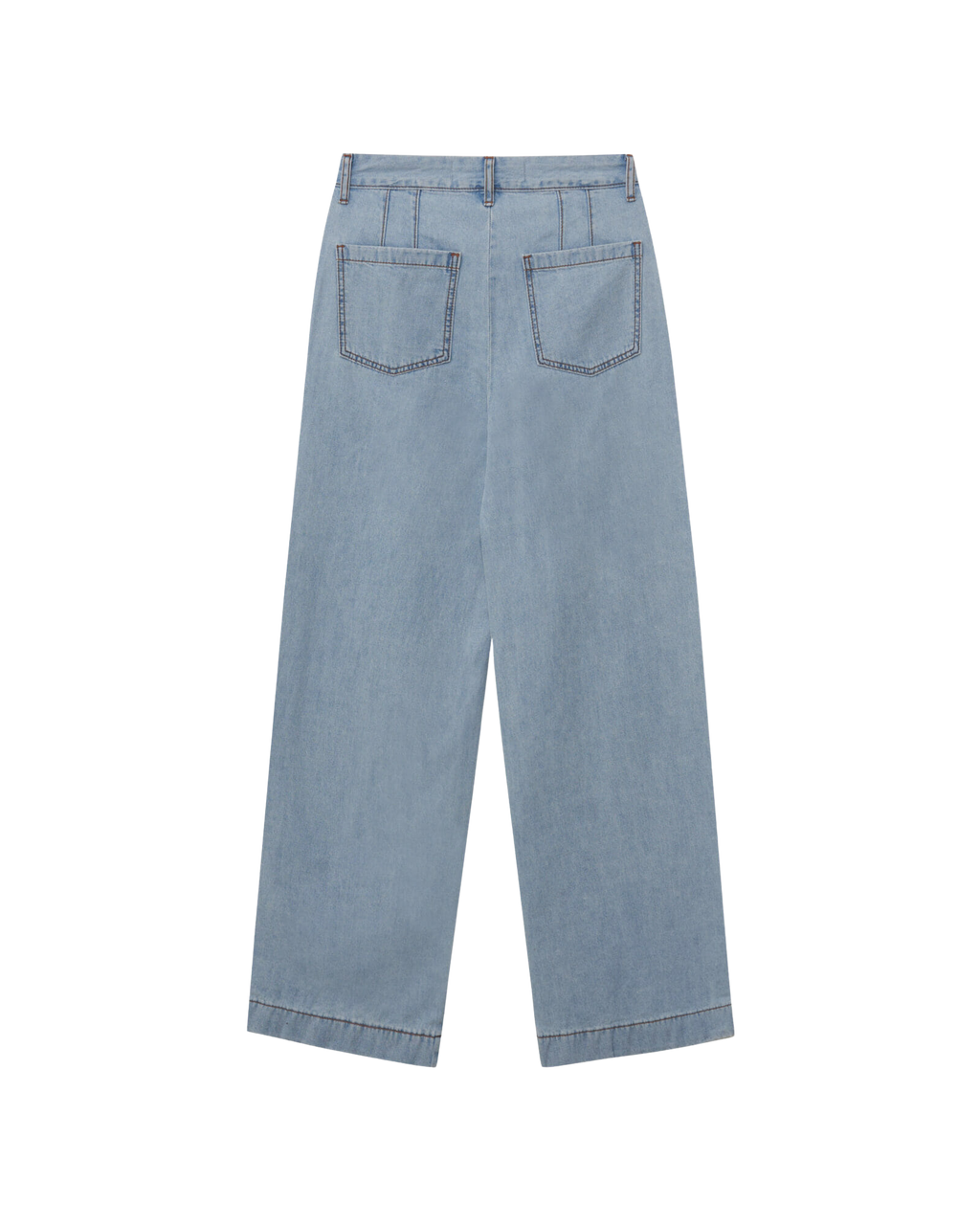 Kimhe Kim - Summer Pleated Wide Jeans (Sky Blue) product image 7 | TRAB K-Fashion Australia