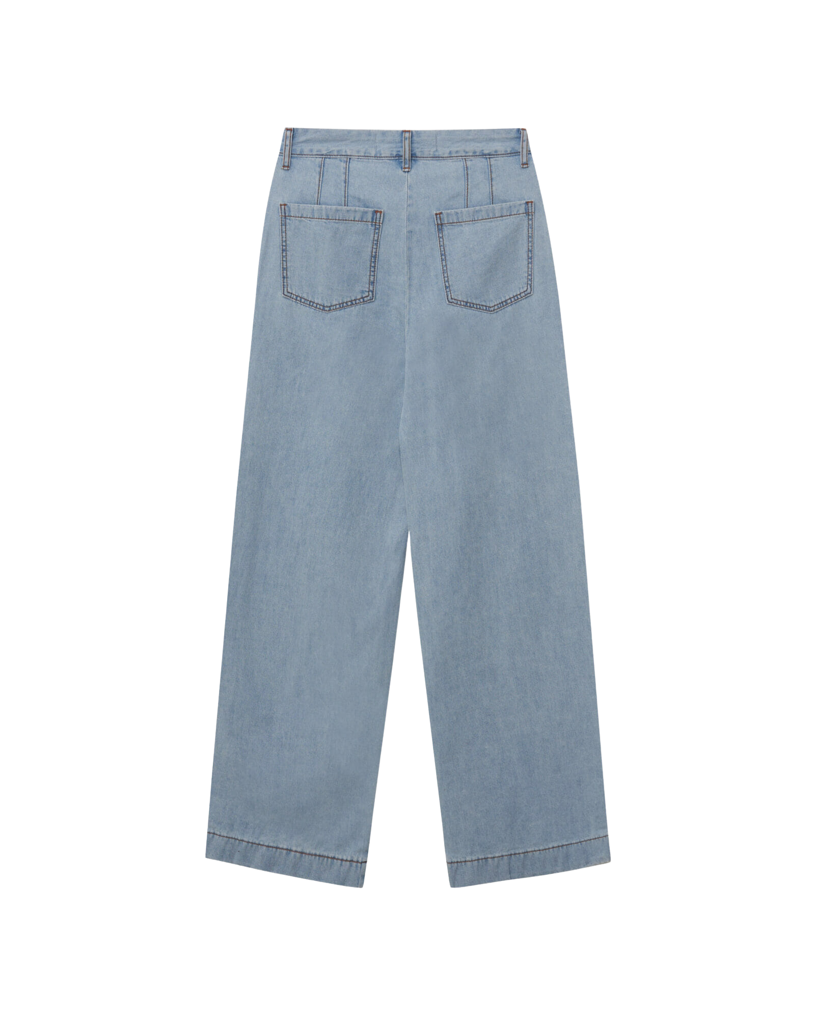 Kimhe Kim - Summer Pleated Wide Jeans (Sky Blue) product image 7 | TRAB K-Fashion Australia