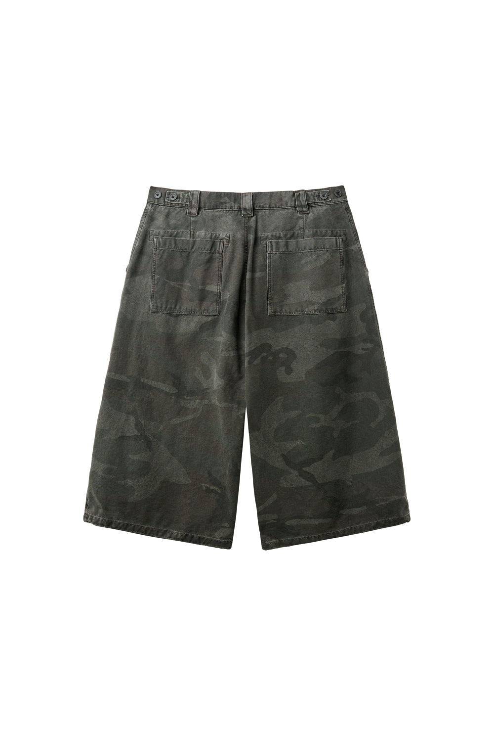 Hatchingroom - Snow Shorts Over Dyed Camo (Khaki) product image 2 | TRAB K-Fashion Australia