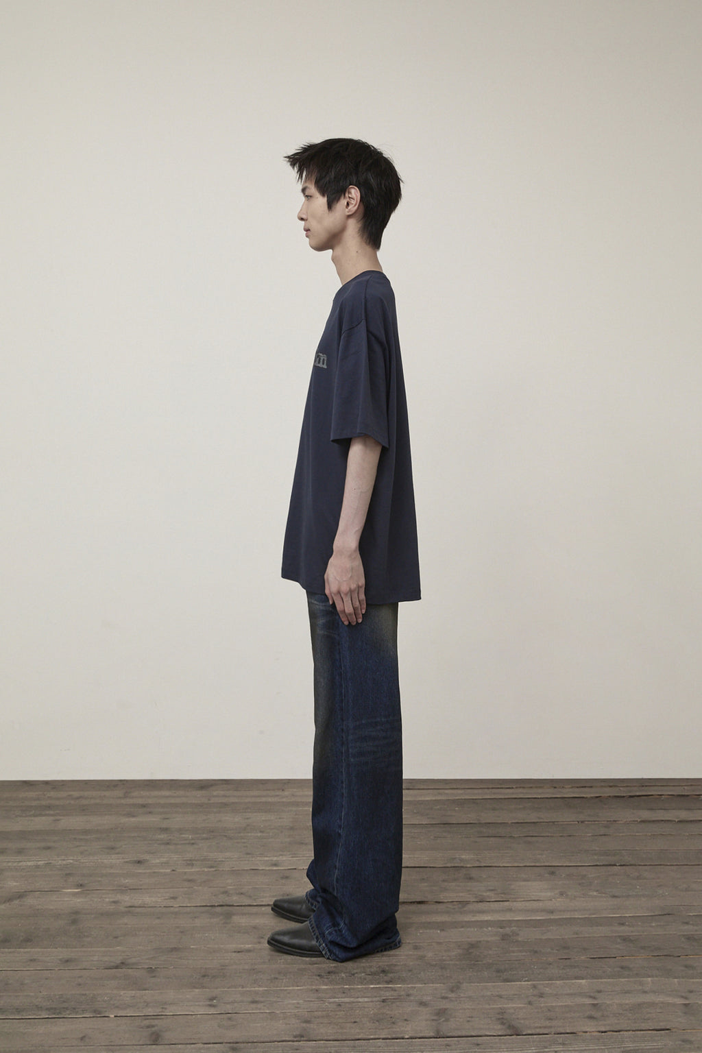 Matin Kim - Dirty Washed Denim Pants (Blue) product image 6 | TRAB K-Fashion Australia