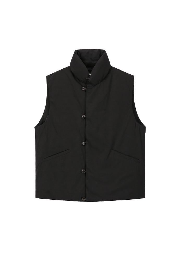 Art if acts - Shawl Collar Down Vest (Black) product image 9 | TRAB K-Fashion Australia