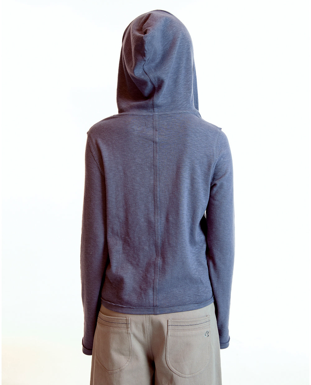 Coyseio - Twofold Button-Up Hoodie (Charcoal) product image 7 | TRAB K-Fashion Australia