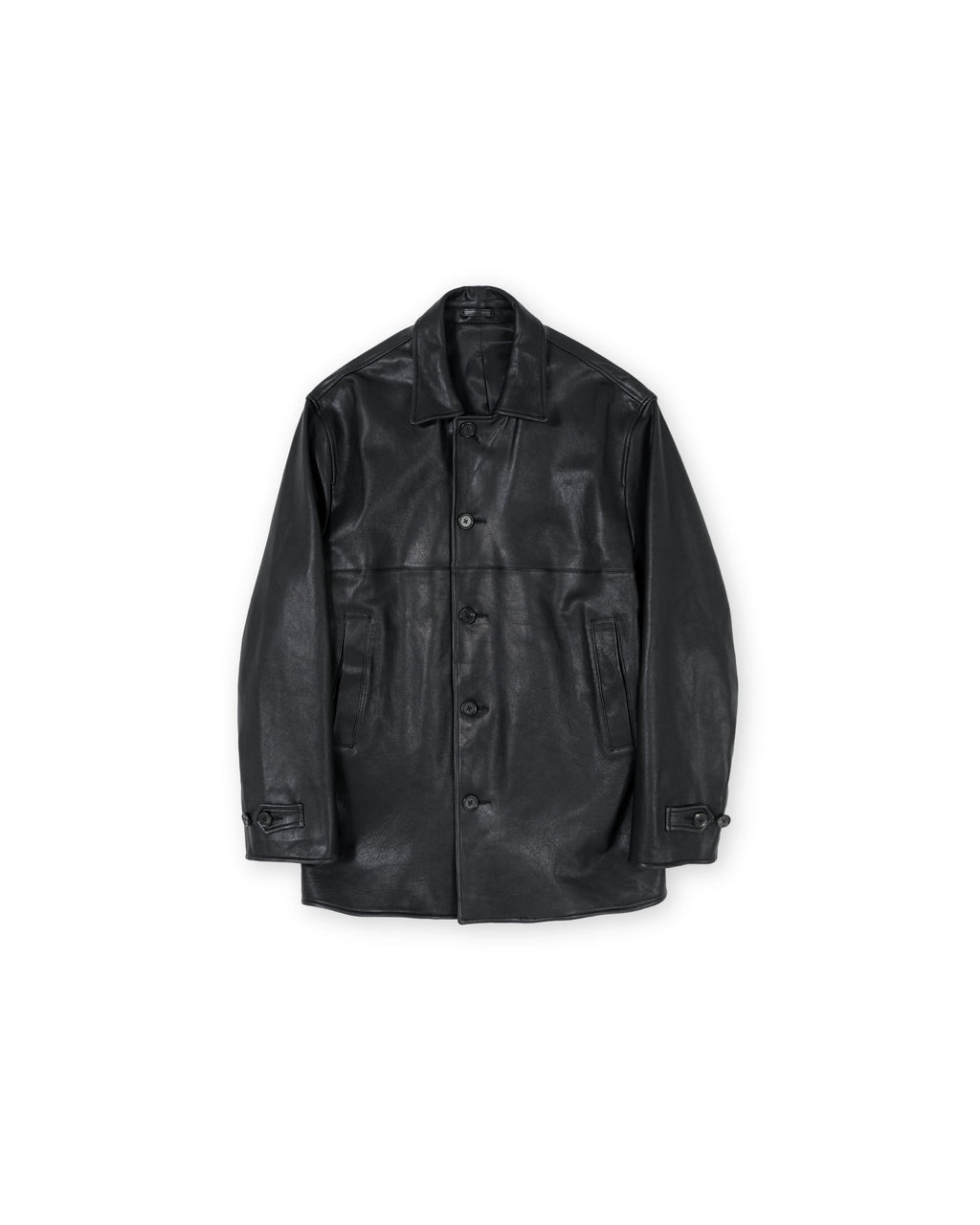 Brownyard - Leather Car Coat (Black) product image 6 | TRAB K-Fashion Australia