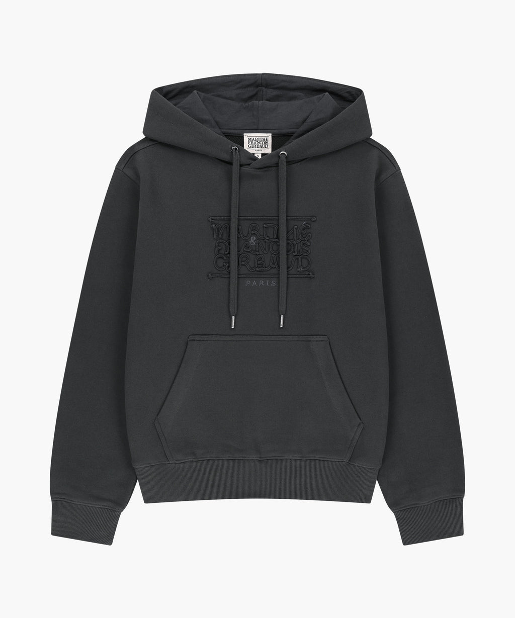 Marithe & Francois Girbaud - Rope Applique Hoodie (Charcoal) product image 5 | TRAB K-Fashion Australia