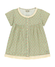 Coyseio - Fringe Shirring Blouse (Light Green) product image 1 | TRAB K-Fashion Australia
