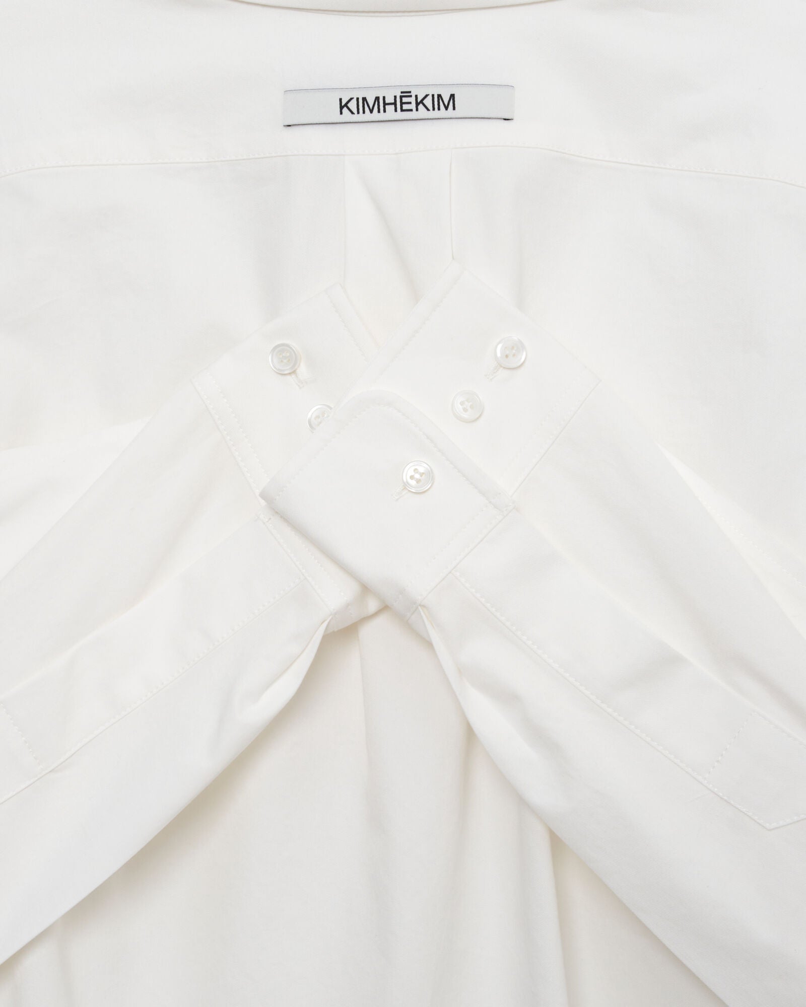 Kimhe Kim - Reformed Long Shirt (White) product image 9 | TRAB K-Fashion Australia