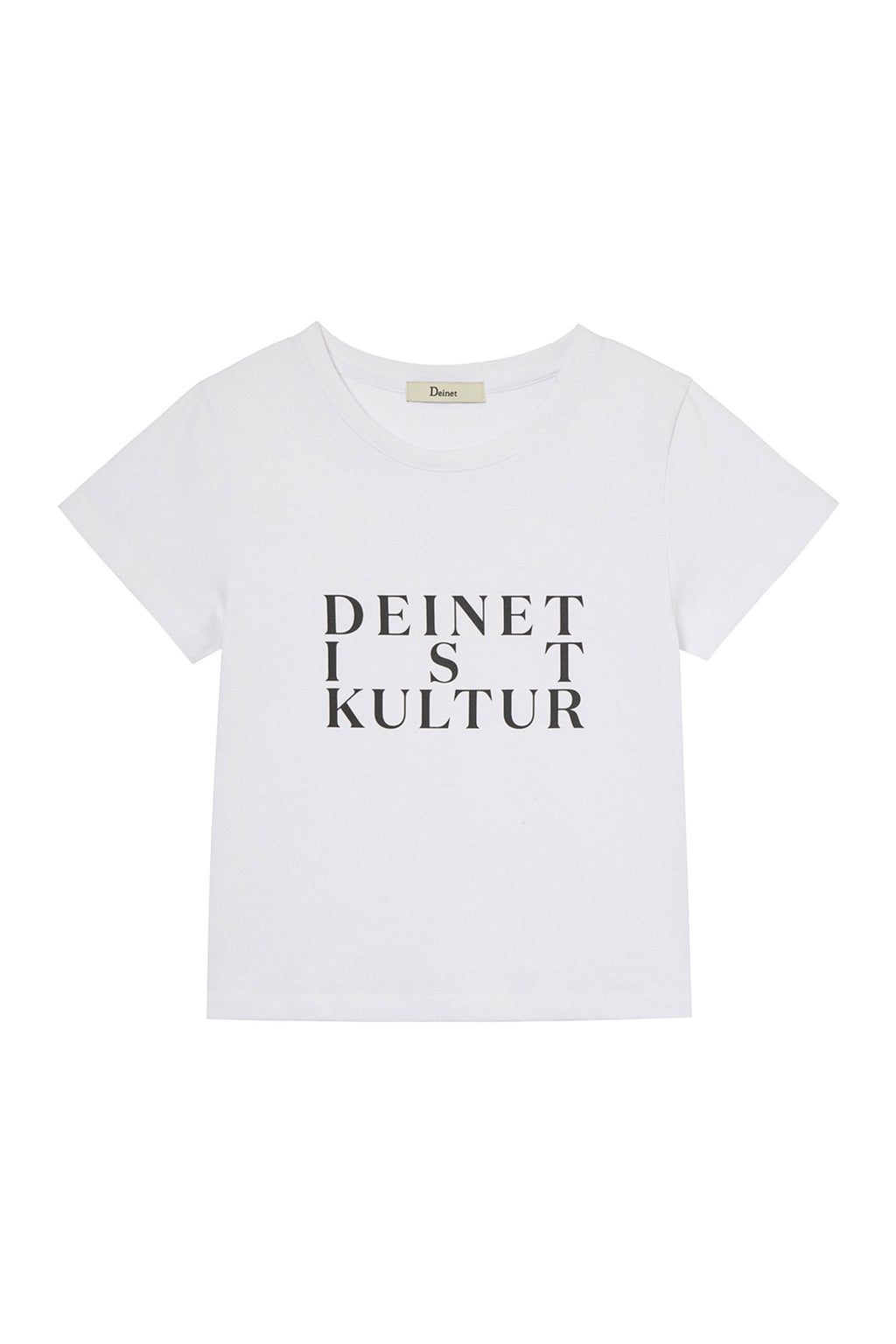 Deinet - Bi Graphic Slimsized T-Shirt (White) product image 1 | TRAB K-Fashion Australia