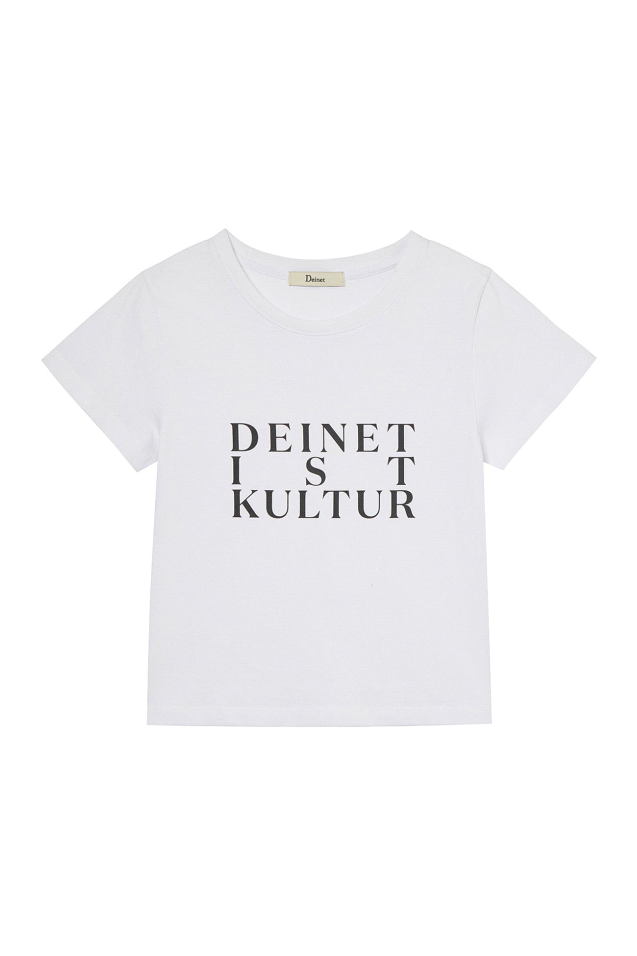 Deinet - Bi Graphic Slimsized T-Shirt (White) product image 1 | TRAB K-Fashion Australia