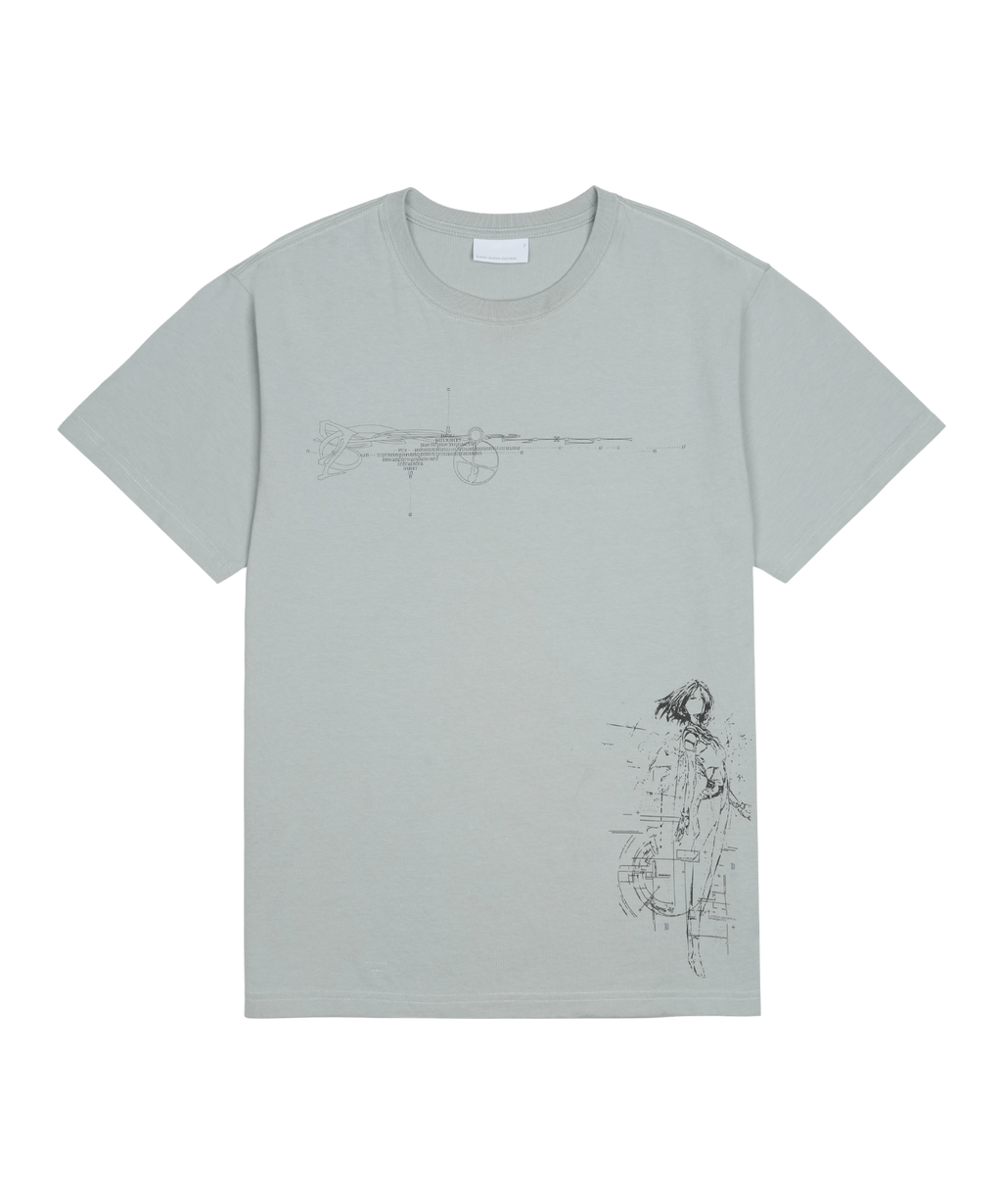 San San Gear - Resonian T-Shirt (Sky Blue) product image 1 | TRAB K-Fashion Australia