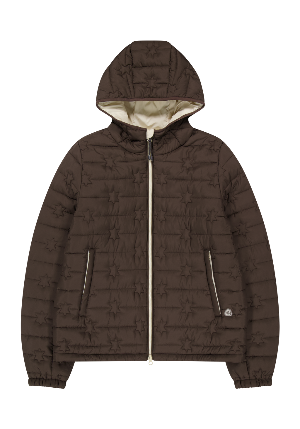 Coyseio - Fluffy Light Padded Jacket (Brown) product image 2 | TRAB K-Fashion Australia