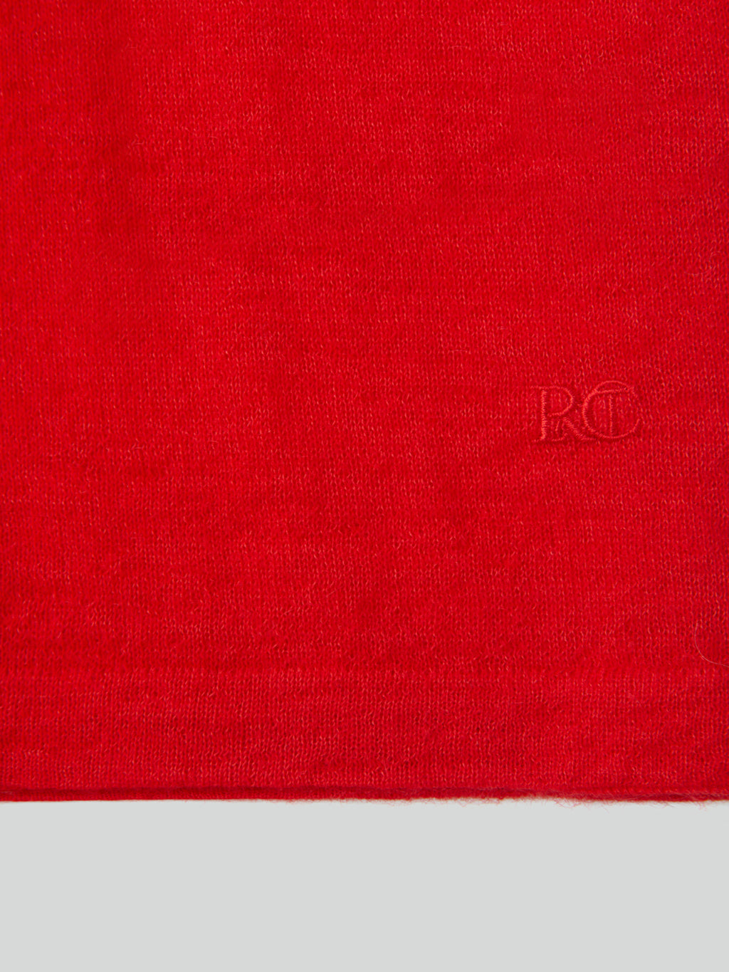 Recto - Rc Embroidery Sheer Knit Top (Scalet Red) product image 13 | TRAB K-Fashion Australia